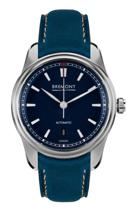 Best Bremont AIRCO MACH 3 Blue Dial Leather Strap Replica Watch